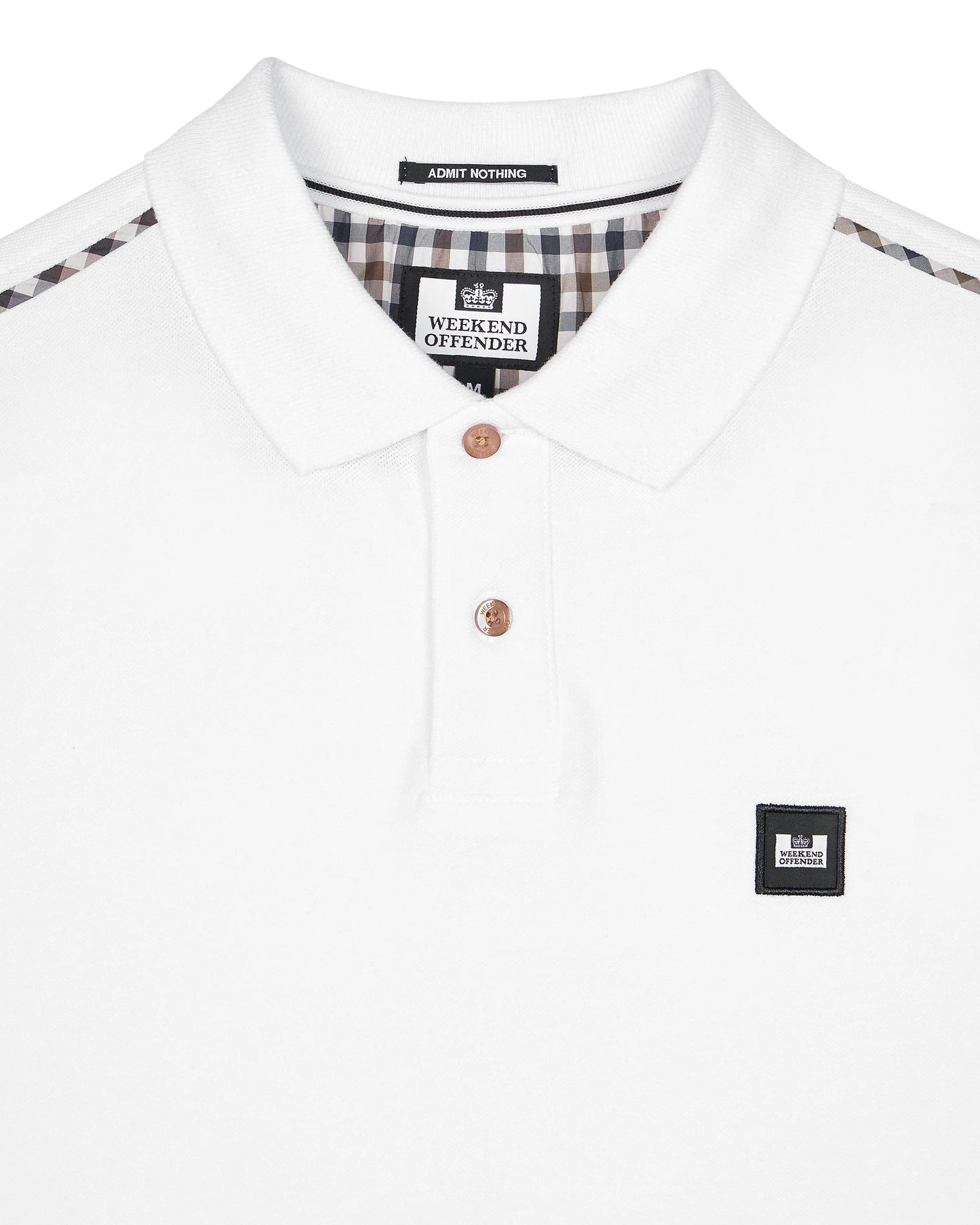 Weekend Offender - Sakai Polo Shirt White