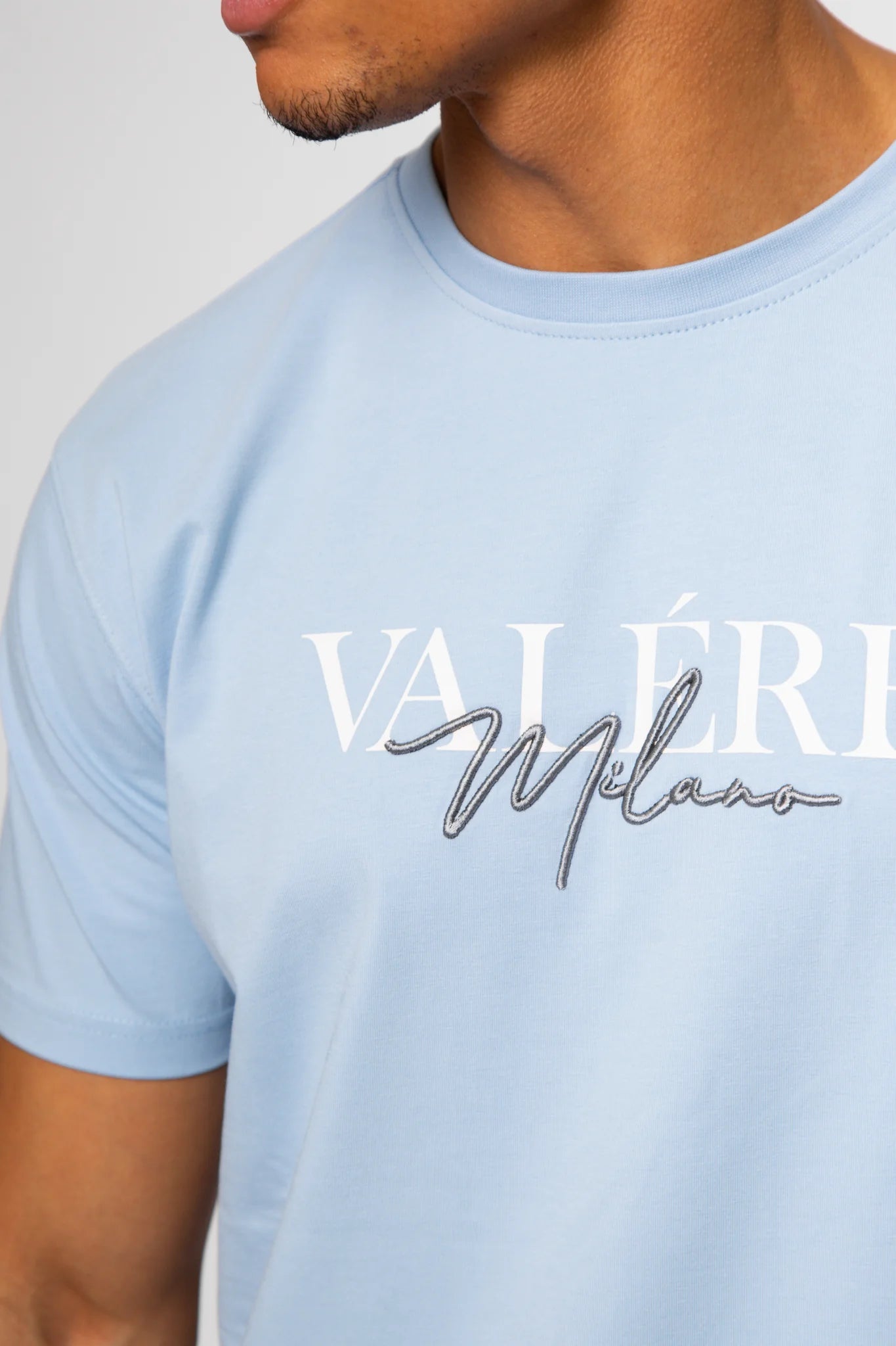 Valere - Copione T-Shirt Shorts Set Sky