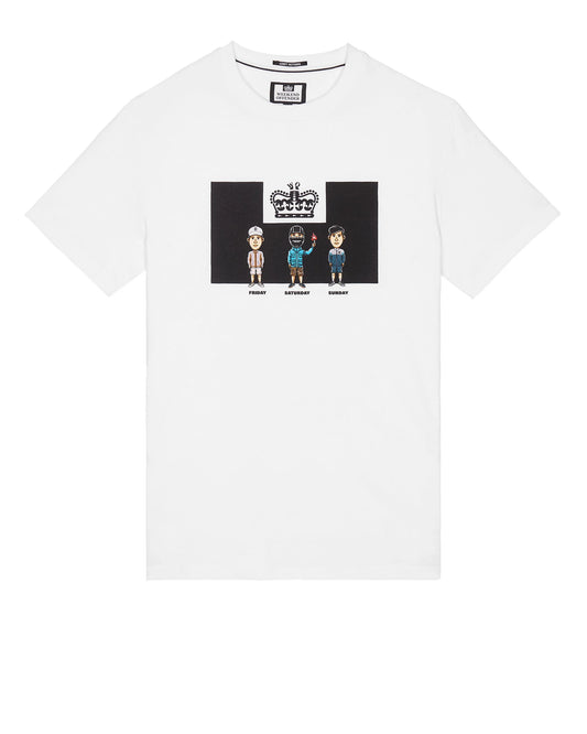 Weekend Offender - Seventy-Two Graphic T-Shirt White