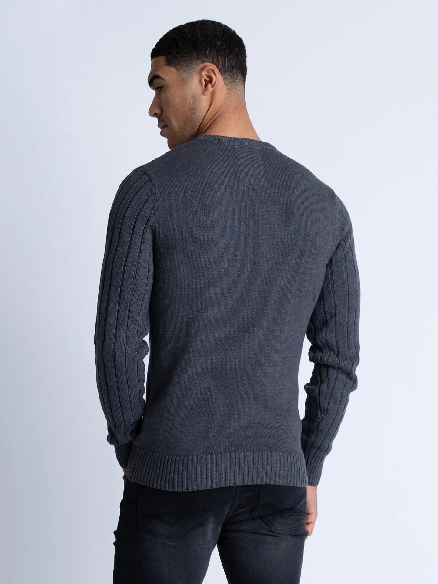 Luke 1977 - Morden Knit Charcoal Grey