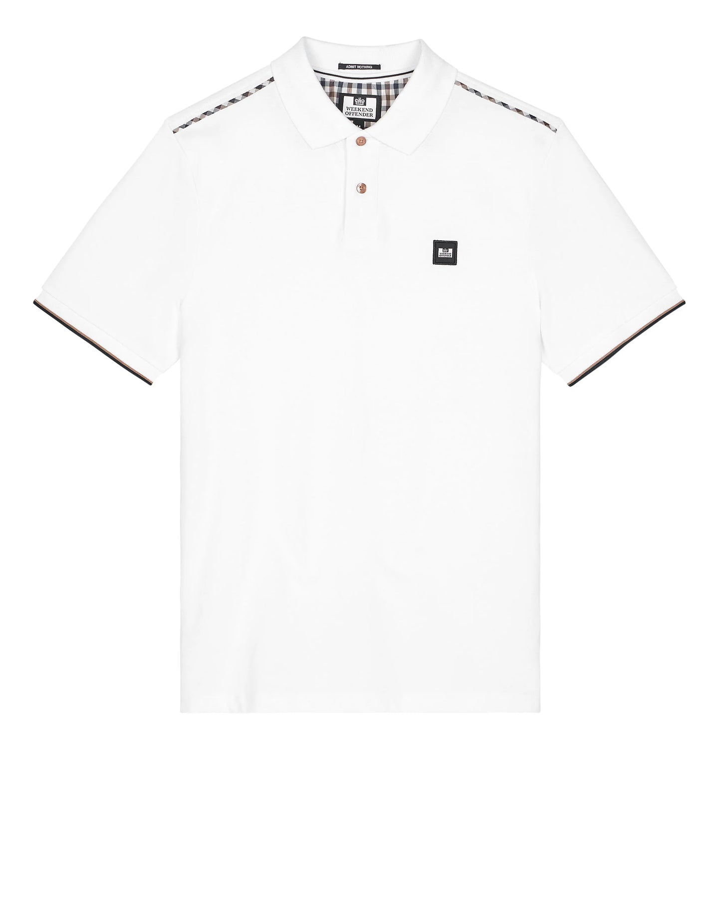 Weekend Offender - Sakai Polo Shirt White