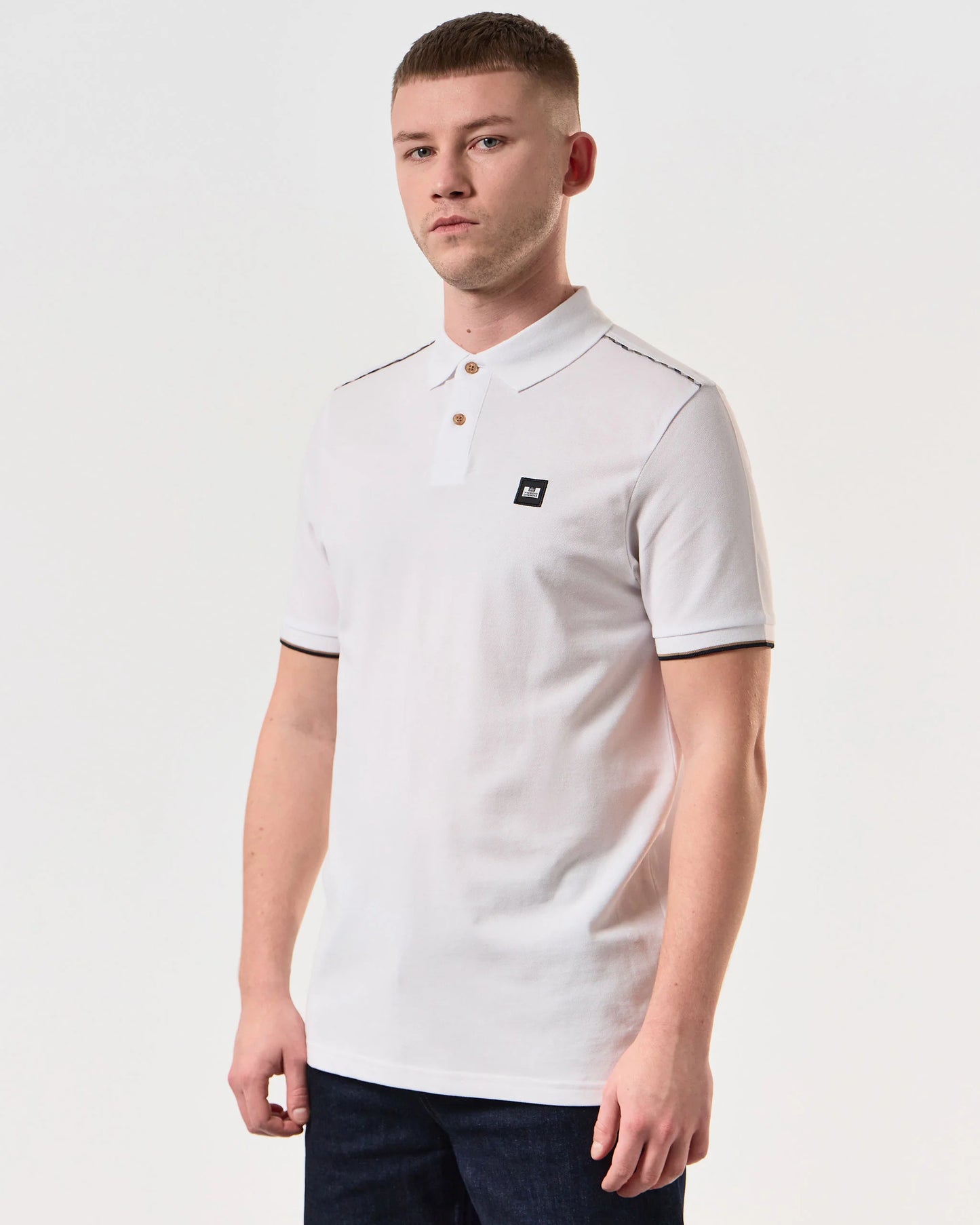 Weekend Offender - Sakai Polo Shirt White