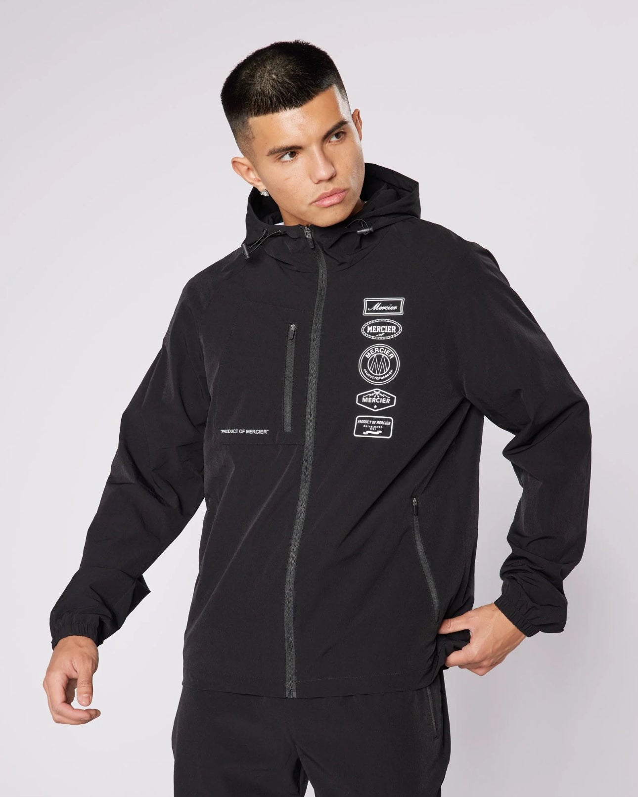 Mercier - Black Cadrock Windbreaker