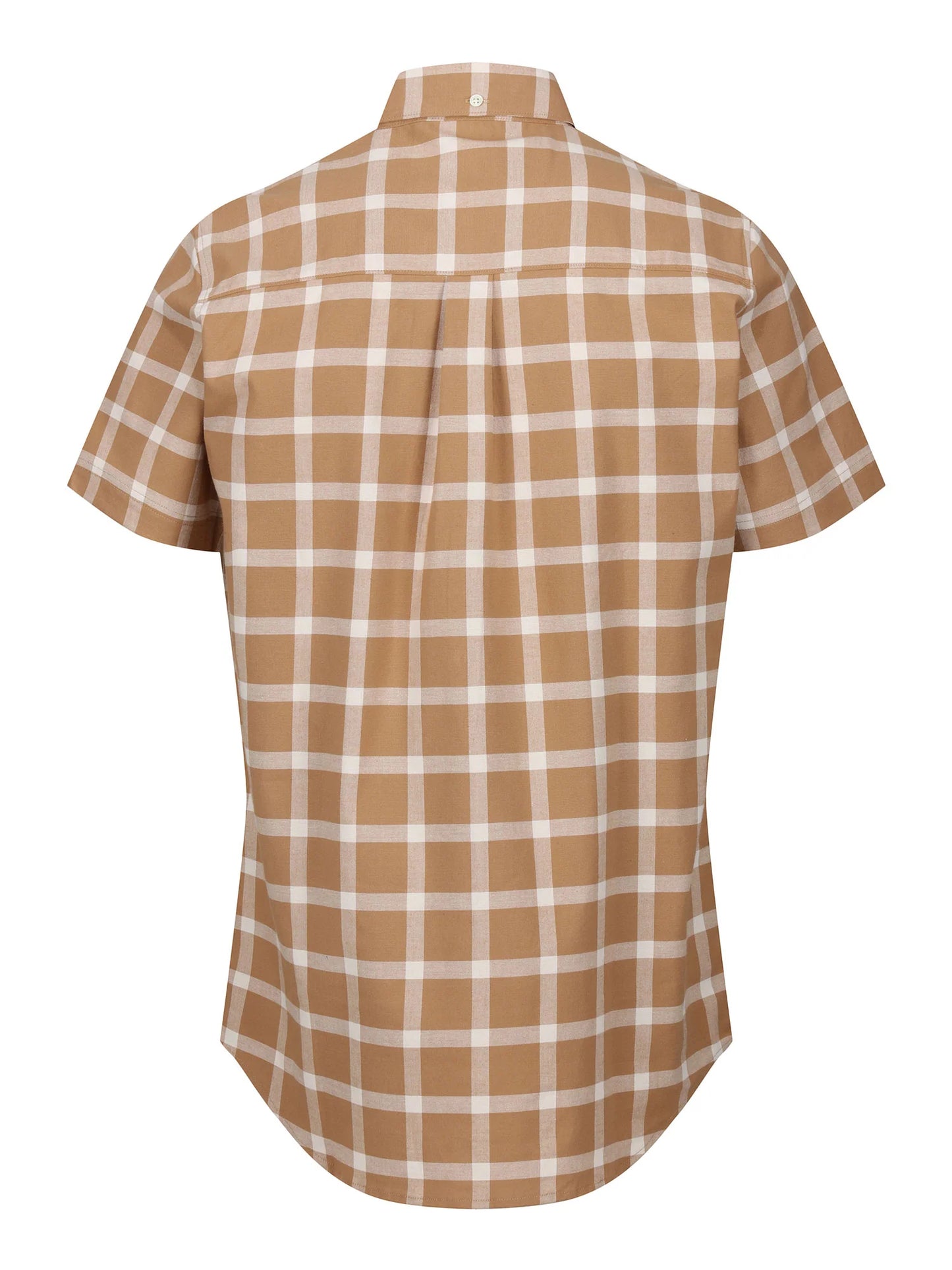 Luke 1977 - Cambridge S/S Shirt Caramel / Ecru