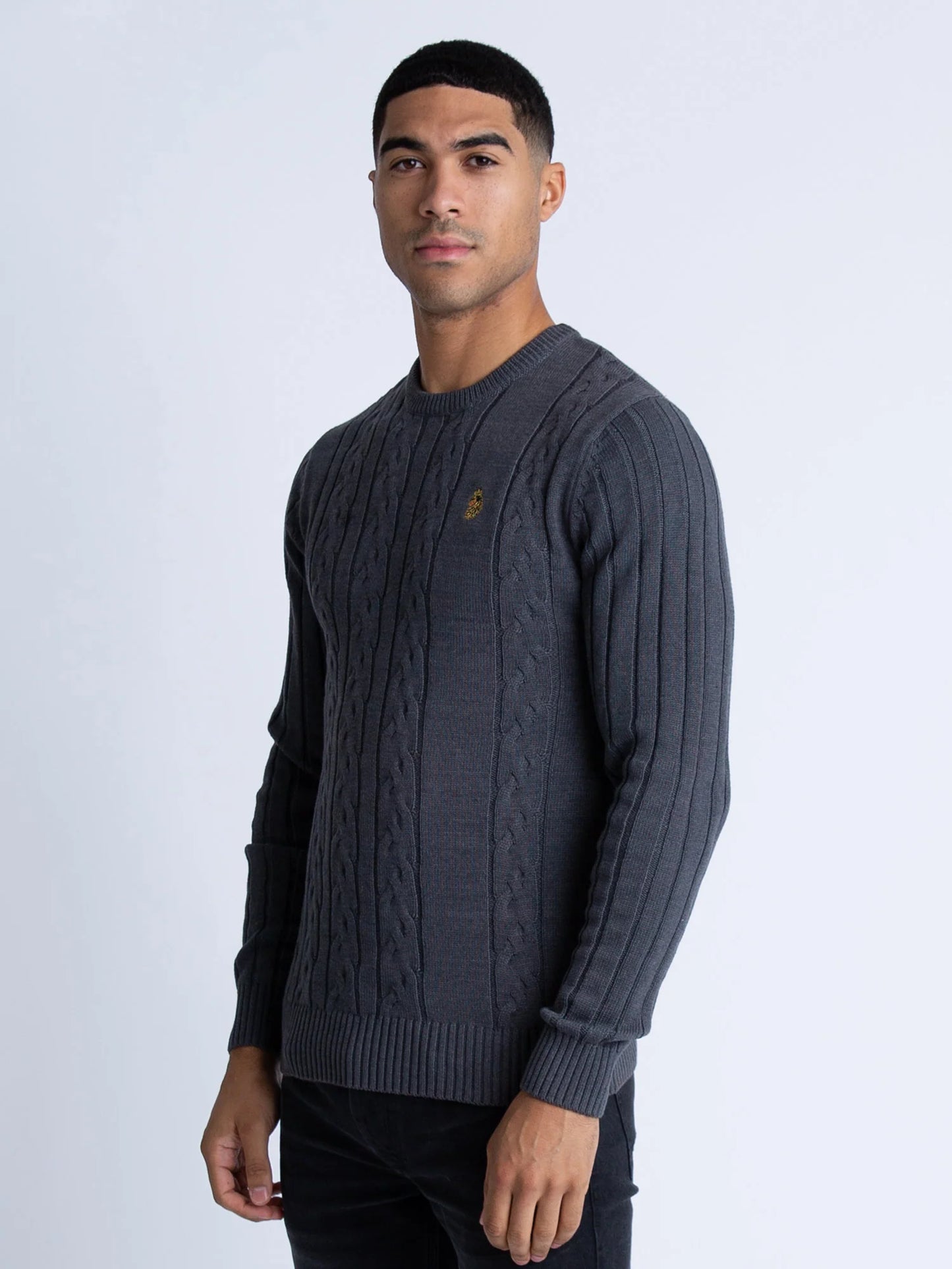 Luke 1977 - Morden Knit Charcoal Grey