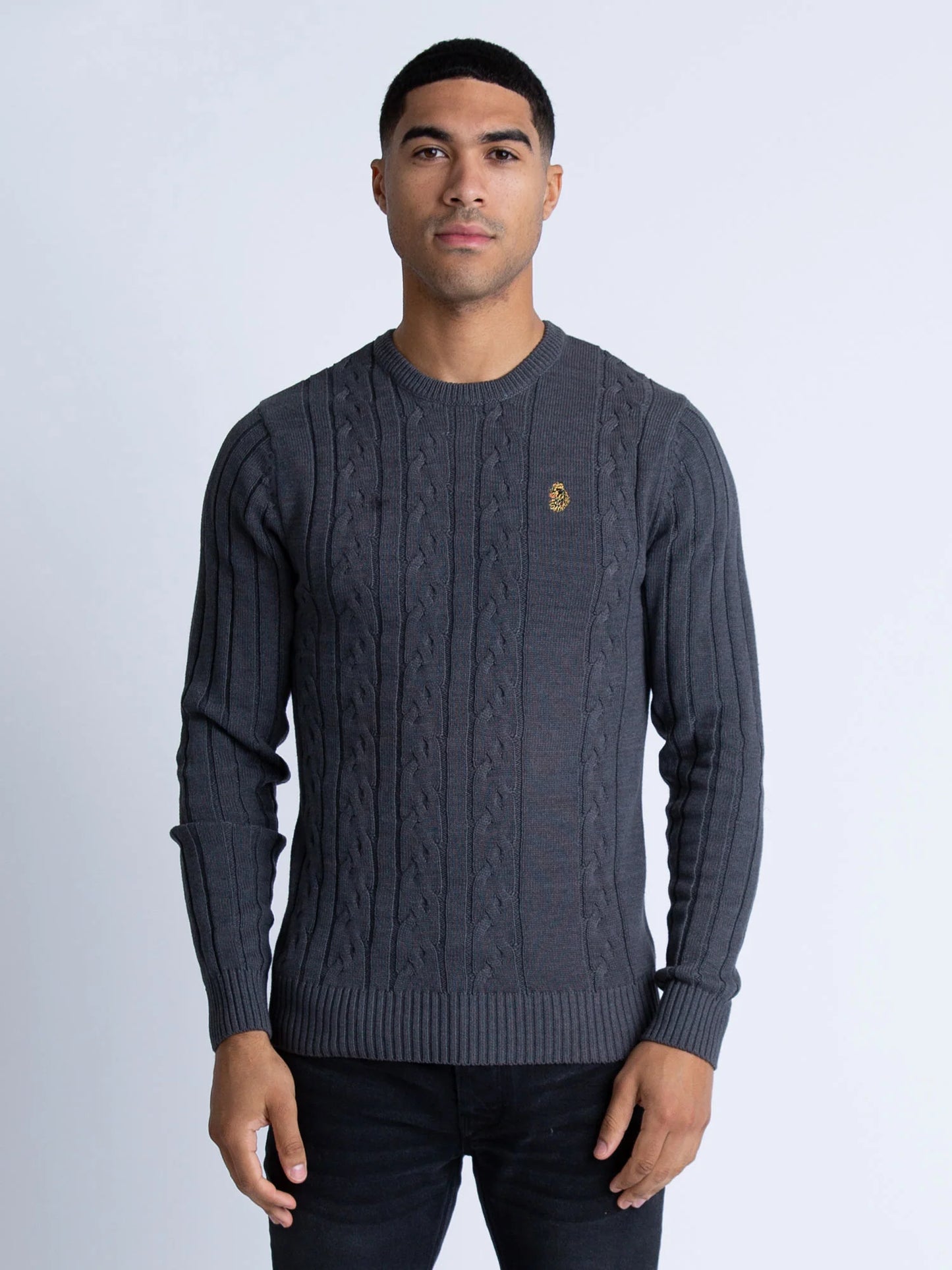 Luke 1977 - Morden Knit Charcoal Grey