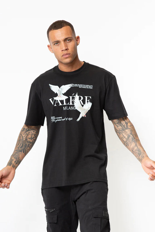 Valere - Fresia T-Shirt Black