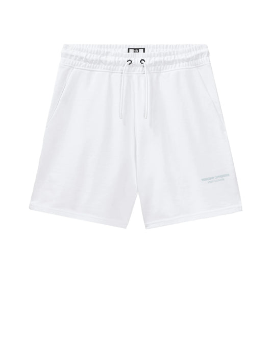 Weekend Offender - Mytros Jogger Short White / Saltwater Blue