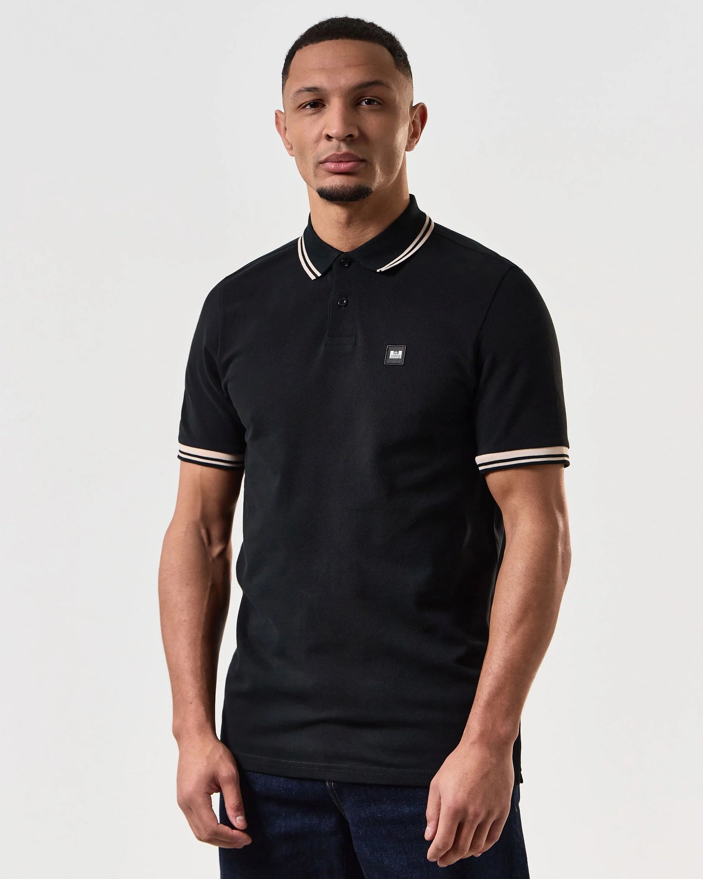 Weekend Offender - Levanto Polo Shirt Black / Alabaster