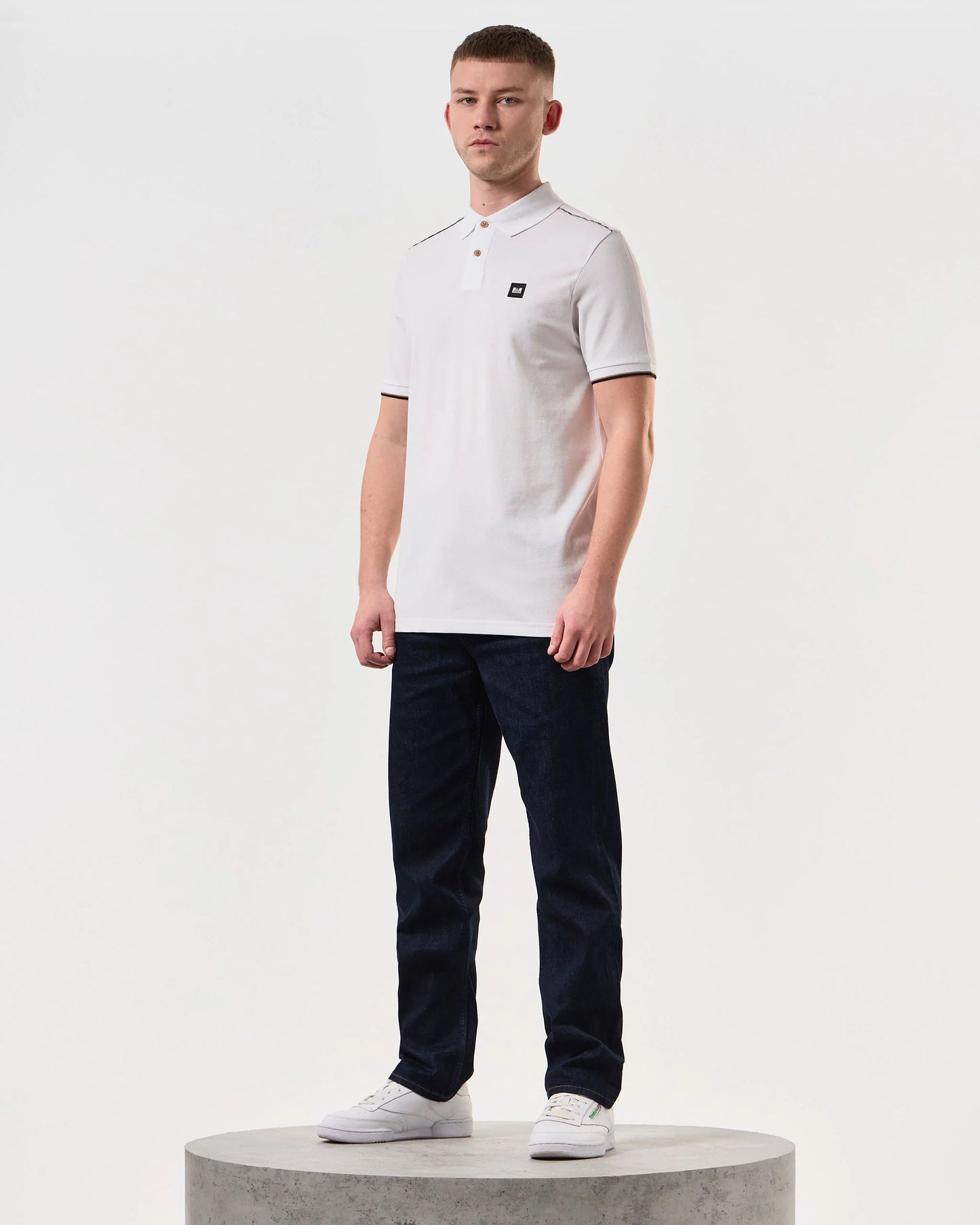 Weekend Offender - Sakai Polo Shirt White