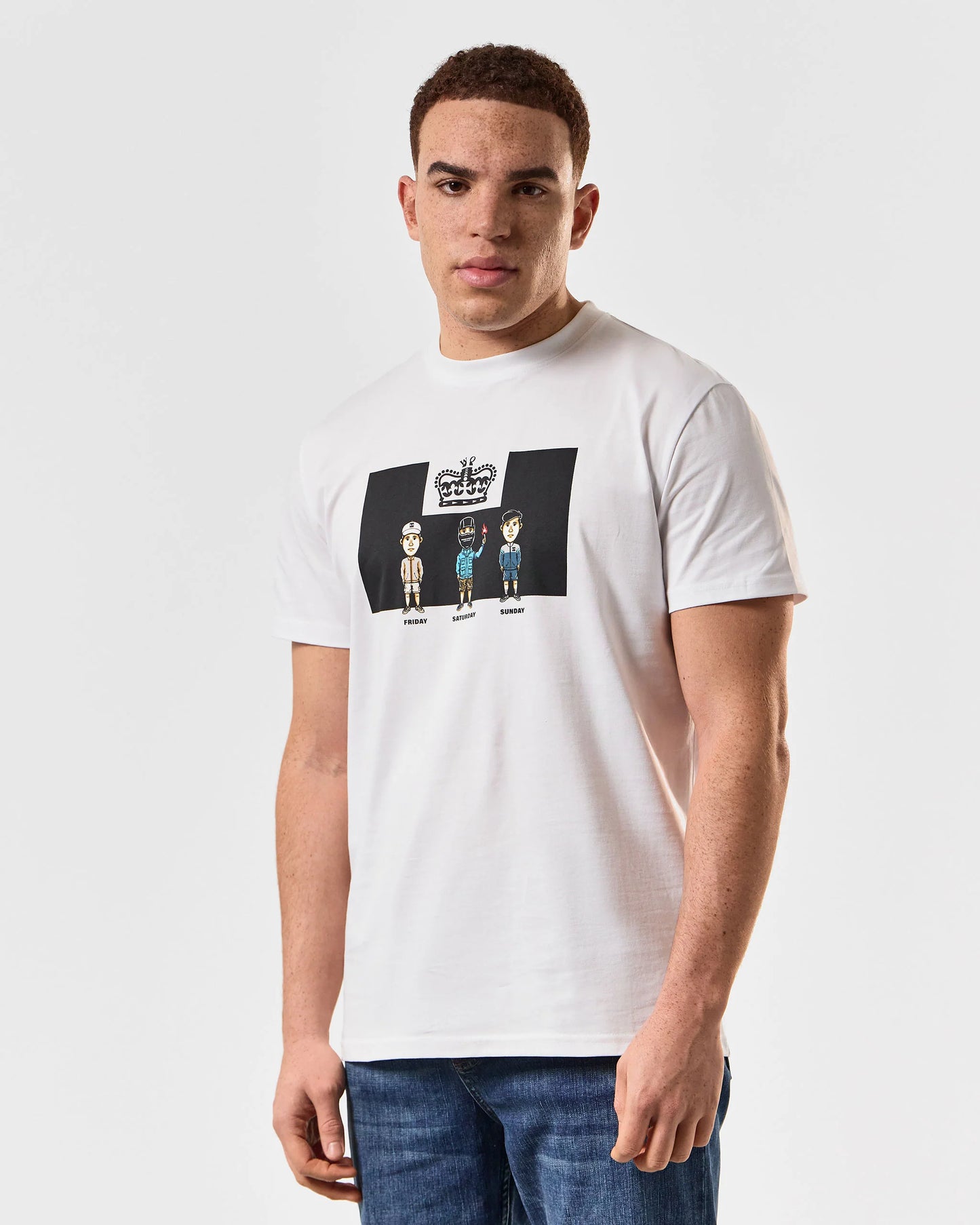 Weekend Offender - Seventy-Two Graphic T-Shirt White