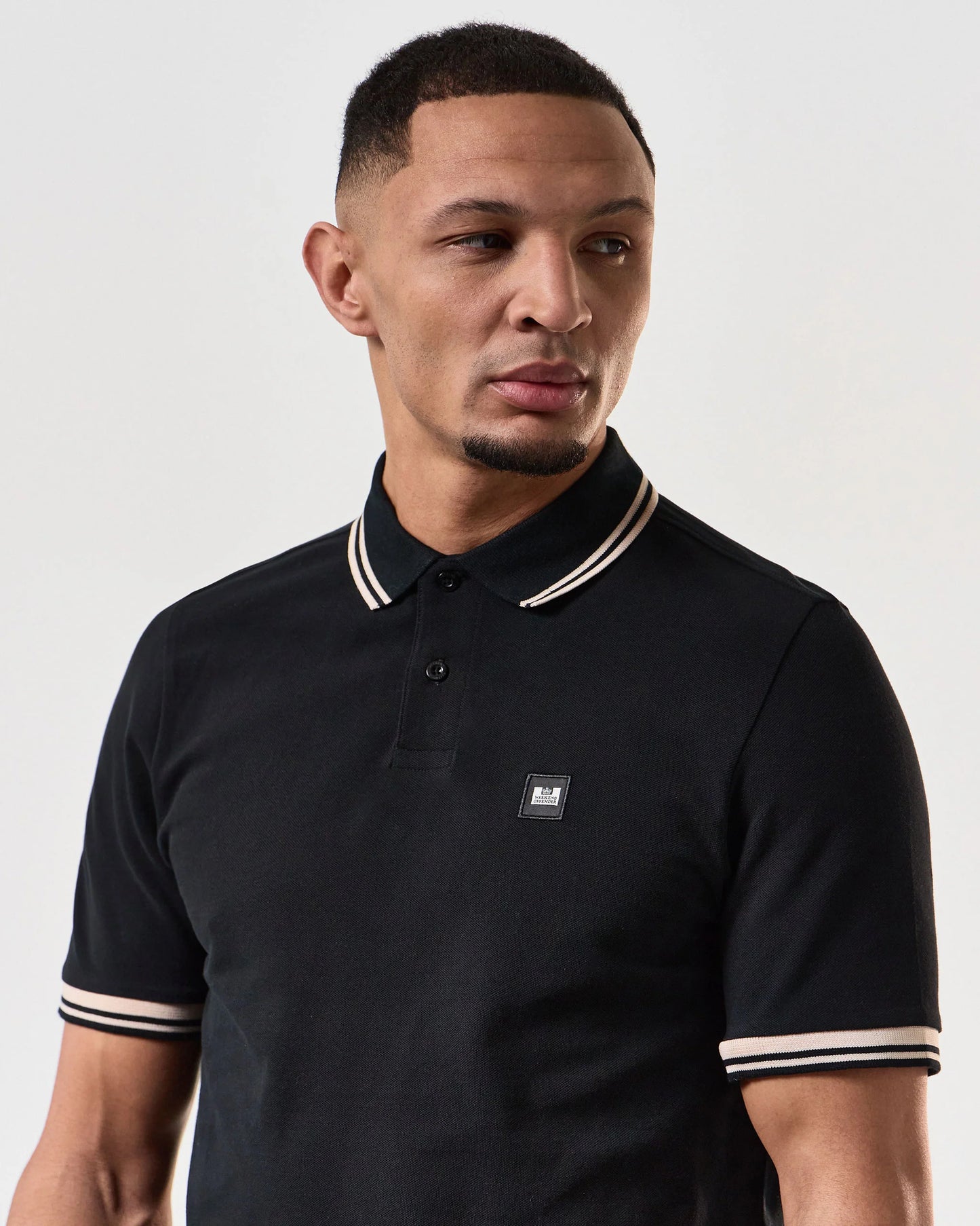 Weekend Offender - Levanto Polo Shirt Black / Alabaster