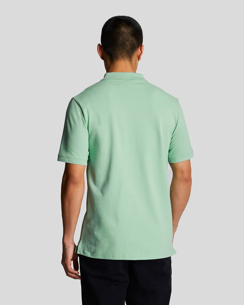 Lyle & Scott - Plain Polo Shirt Turquoise Shadow