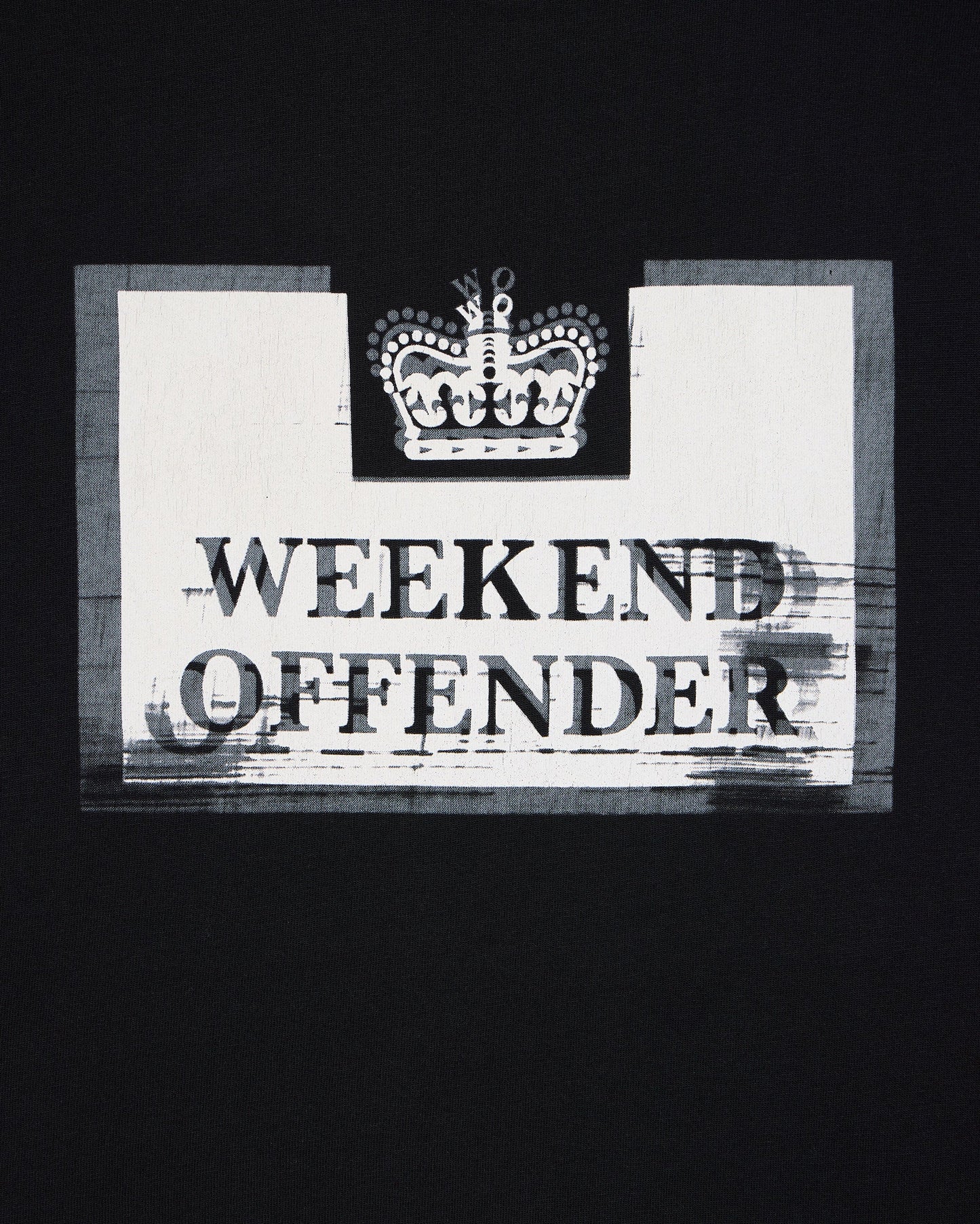 Weekend Offender - Bonpensiero Graphic T-Shirt Black