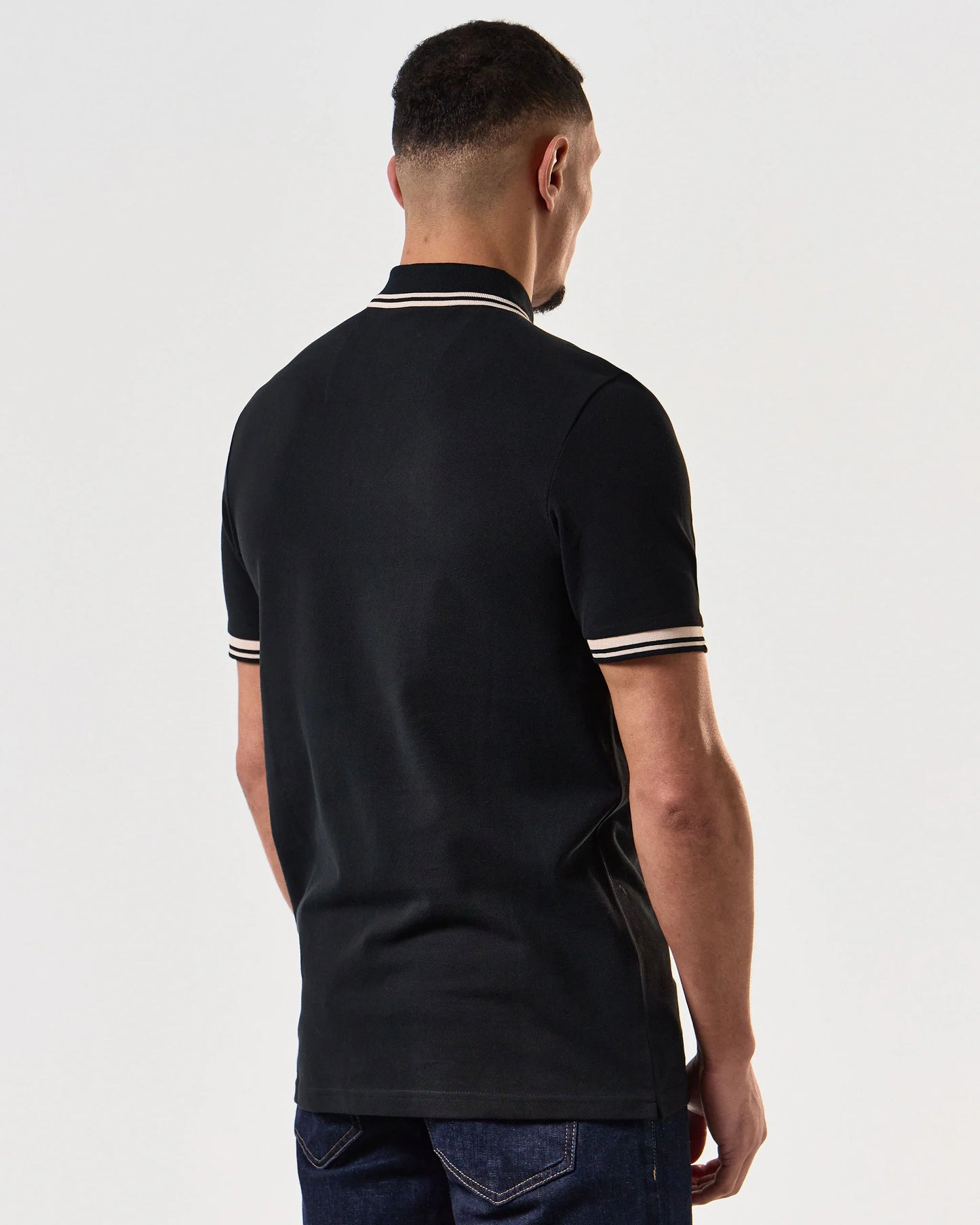 Weekend Offender - Levanto Polo Shirt Black / Alabaster