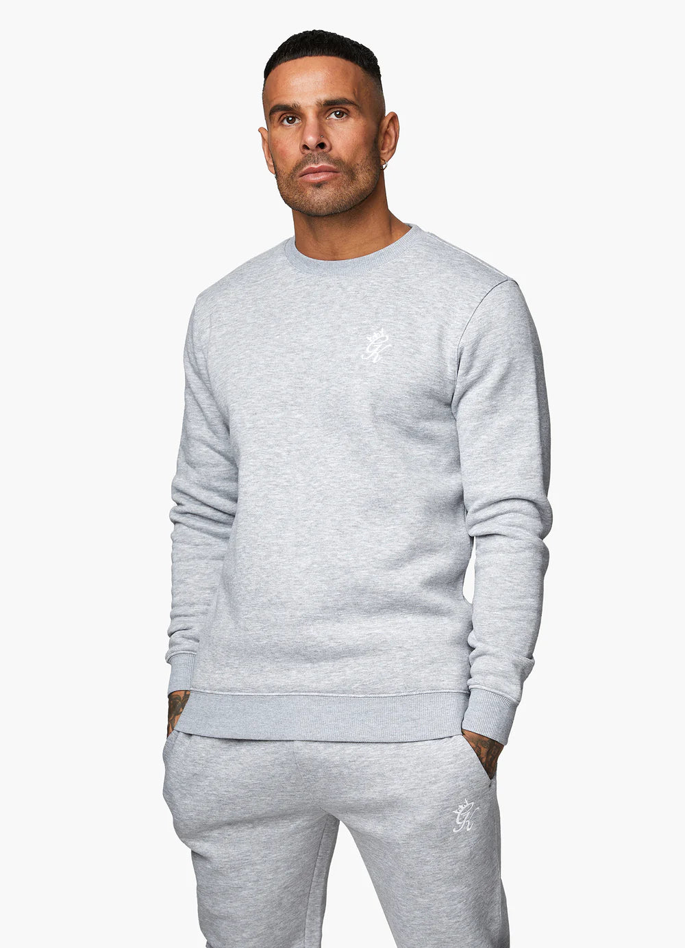 Gym King - Fundamental Sweatshirt Grey Marl