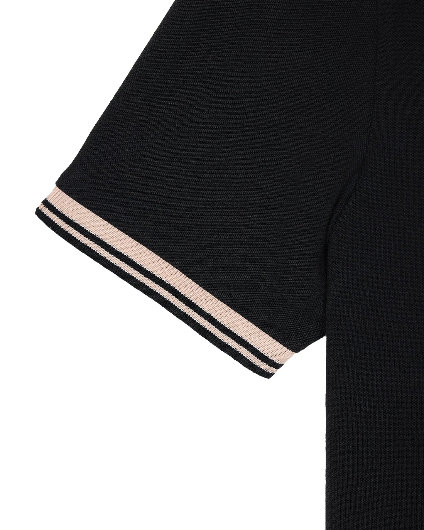 Weekend Offender - Levanto Polo Shirt Black / Alabaster