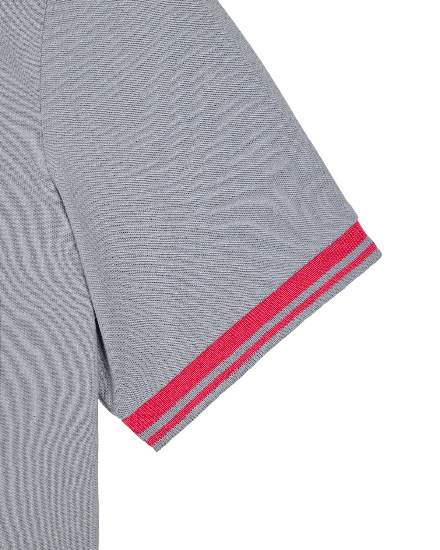 Weekend Offender - Levanto Polo Shirt Smokey Grey / Pink