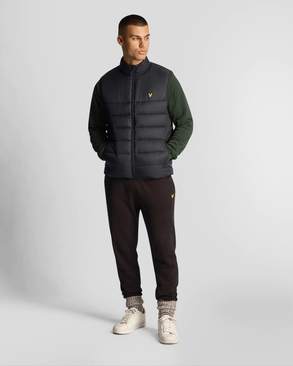 Lyle & Scott - Wadded Gilet Black