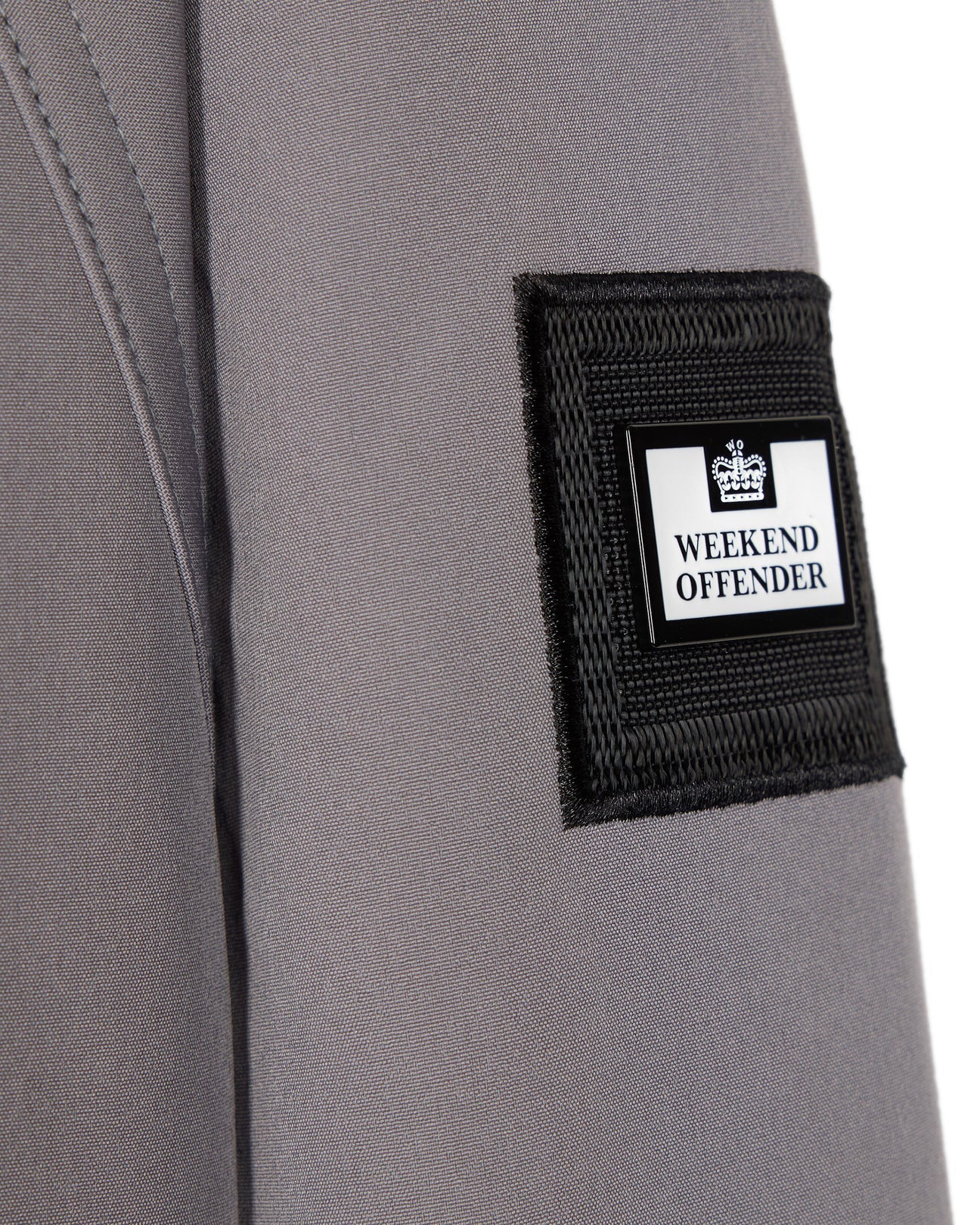 Weekend Offender - Stipe Softshell Jacket Light Grey