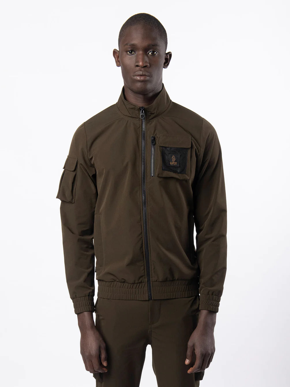 Luke 1977 - Crater Technical Jacket Dark Green