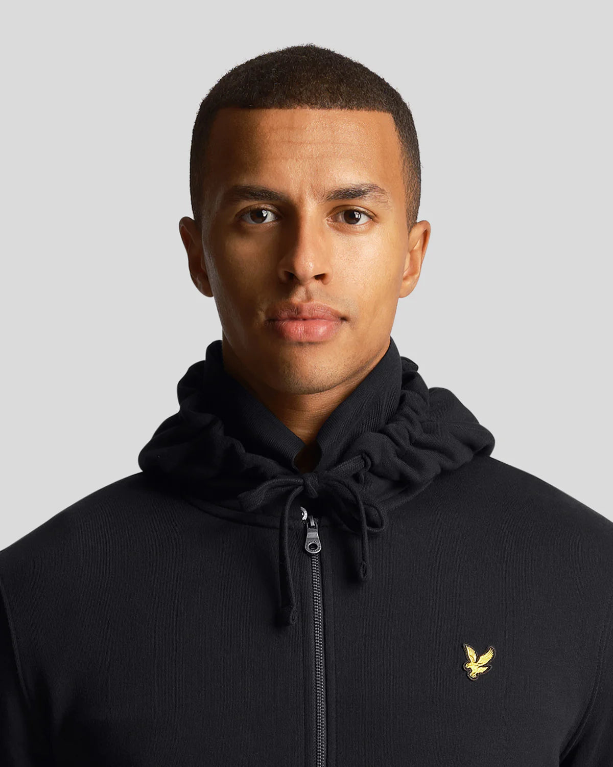 Lyle & Scott - Zip Through Hoodie Black