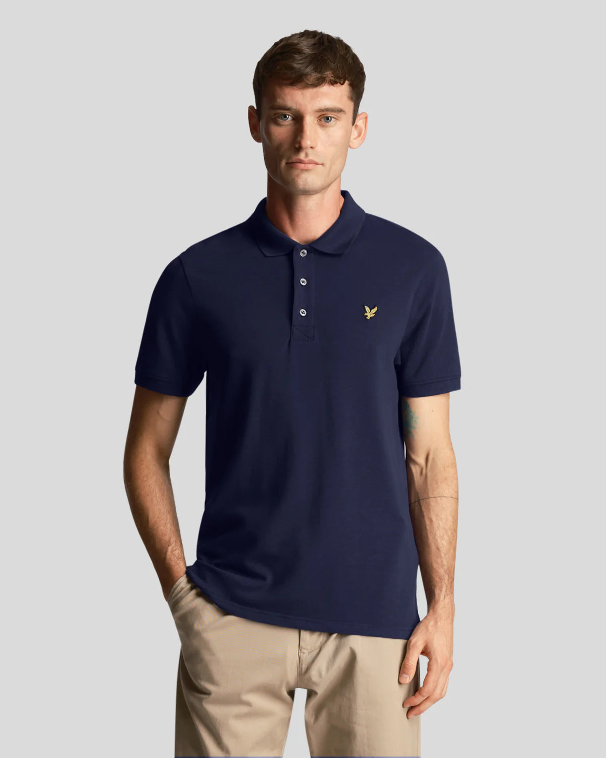 Lyle & Scott - Plain Polo Shirt Navy