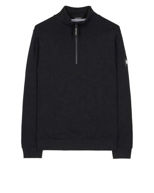 Weekend Offender - Kravitz 1/4 Zip Jumper Black