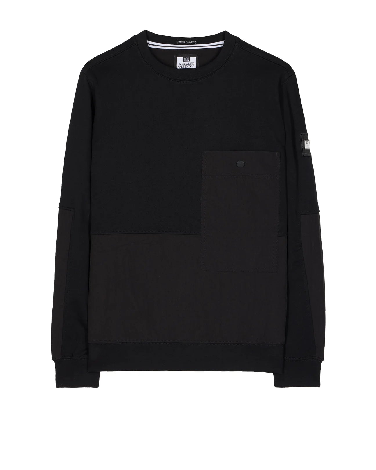 Weekend Offender - Sirenko Pocket Sweatshirt Black