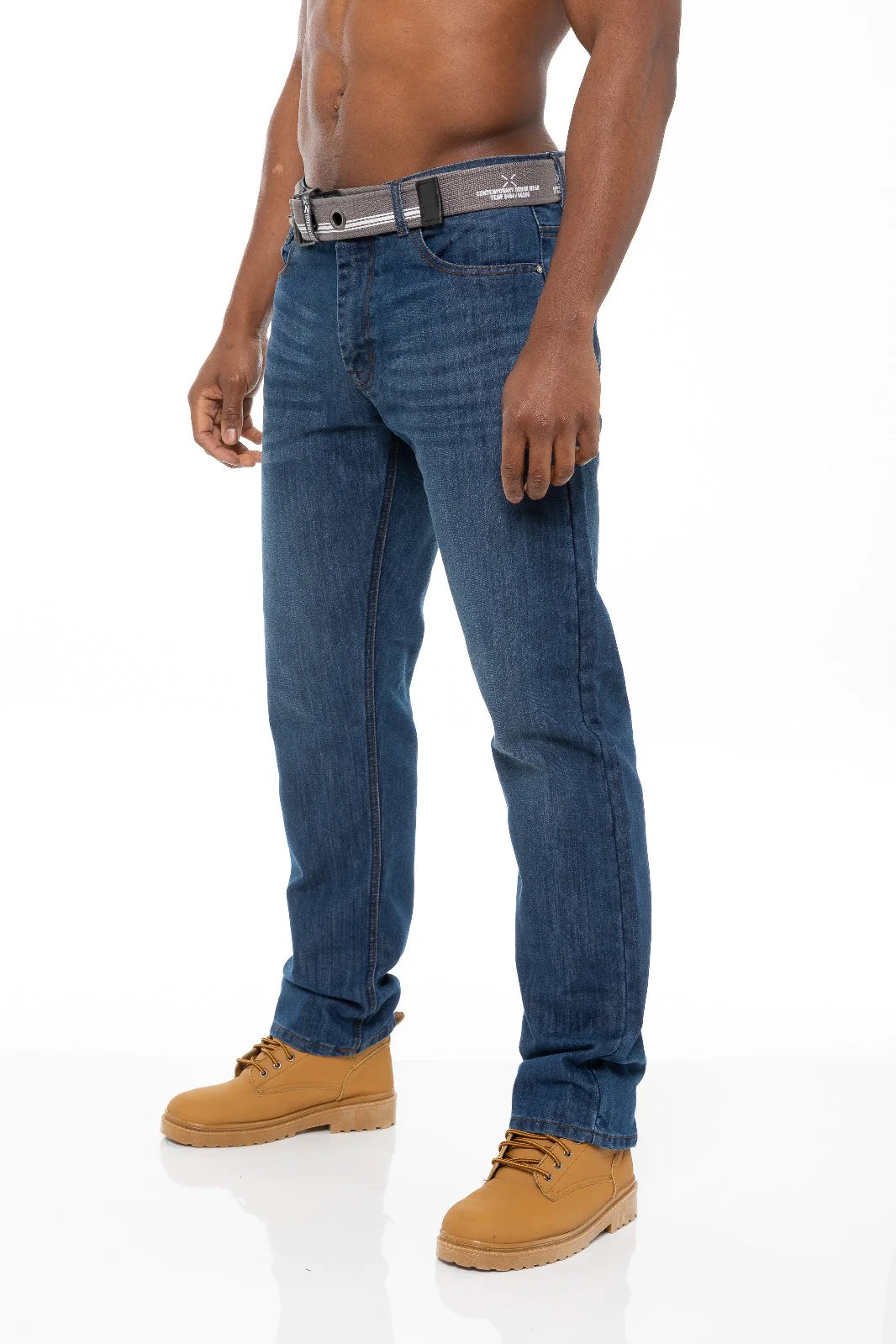 Enzo - EM408 Mid Stonewash Jeans