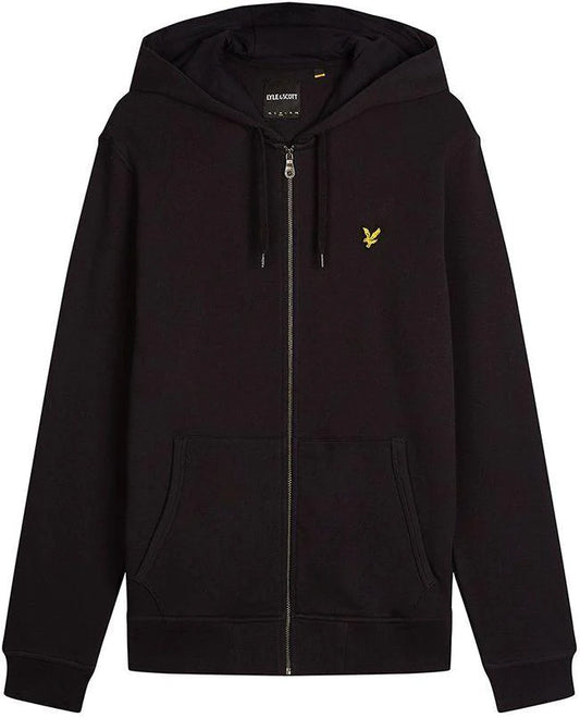 Lyle & Scott - Zip Through Hoodie Black